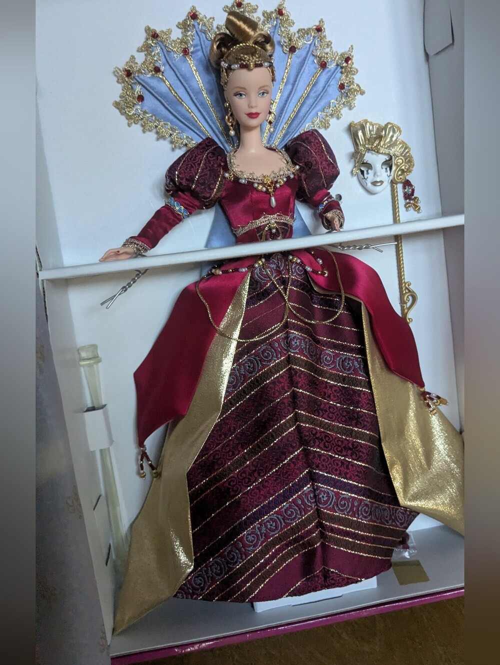 1999 limited edition Venetian opulence Barbie from the masquerade gala collectio